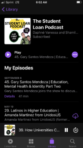 the student loan podcast iphone podcasts app episode page